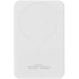 Портативна батарея Baseus Magnetic Mini Wireless Fast Charge 5000 mAh 20W P10022107223-00 White - мініатюра 5