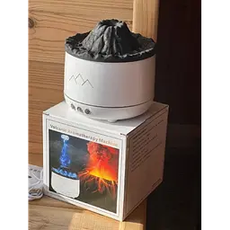 Зволожувач повітря ультразвуковий Вулкан з ефектом полум'я та підсвічуванням 360 мл - мініатюра 4