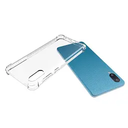 Панель BeCover Anti-Shock для Samsung Galaxy A02 SM-A022 / M02 SM-M022 Clear (705999) - мініатюра 4