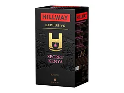 Чай пакетований чорний Hillway Ексклюзив Secret Kenya ф/п 2 г 25 пакетиків