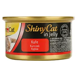 Вологий корм для котів GimCat ShinyCat in Jelly з куркою 70 г - мініатюра 3