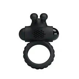 Ерекційне кільце Pretty Love Eudora Penis Ring 2.4 см чорний - мініатюра 5