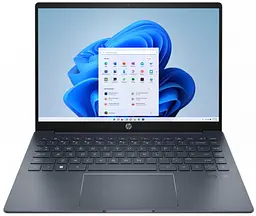 Ноутбук HP Pavilion Plus 14-eh1008ua 14' 2.2K IPS AG, Intel i5-13500H, 16GB, F1024GB, UMA, DOS, синій (826S9EA)