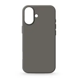 Силиконовый чехол для Apple iPhone 16, ICON2 Case, серый, противоударный, панель, защита всего корпуса, матовая поверхность Soft Touch, выступает над дисплеем, совместим с защитными стеклами и пленками, с микрофиброй, ArmorStandart (ARM81296)