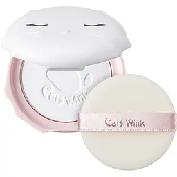 Пудра компактна Tony Moly Cats Wink Clear Pact Translucent, 11 г - мініатюра 3