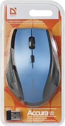 Миша Defender Accura MM-365 Wireless синій (52366) (6414726) - мініатюра 4