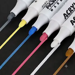 Акварельні маркери 24 Water color pen / Набір маркерів у білому відерці / Художні маркери - мініатюра 4