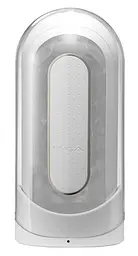 Мастурбатор Tenga Flip Zero EV (Electronic Vibration) розкладний японський з вібрацією, 18х7.5 см (білий) - мініатюра 2