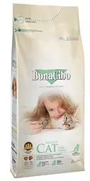 Сухий корм для кішок BonaCibo Adult Cat Lamb&Rice 2 кг з м'ясом ягняти та рисом