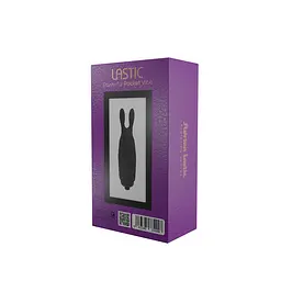 Віброкуля Adrien Lastic Pocket Vibe Rabbit Black зі стимулювальними вушками - мініатюра 6