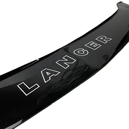 Дефлектор капоту мухобійка Mitsubishi Lancer IХ 2003-2007 (Коротка) Кріплення Пластини Voron Glass - мініатюра 2