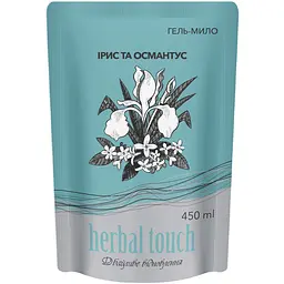 Гель-мило Herbal touch Ірис та Османтус дой-пак 450 мл
