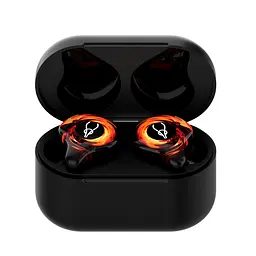 Бездротові Bluetooth навушники Sabbat G12 Elite Truth з підтримкою ігрового режиму чорно-помаранчеві - мініатюра 4