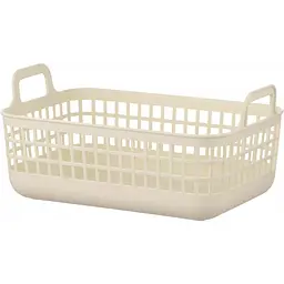 Кошик для зберігання Ardesto пластик PP 33x22x16.3 см 7 л бежевий (ARHC2507BG)