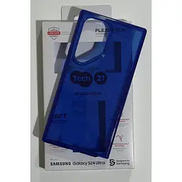 Протиударний чохол силіконовий Tech21 Evo Check для Samsung Galaxy S24 Ultra (6.8") Cobalt Blue T21-10681 - мініатюра 9