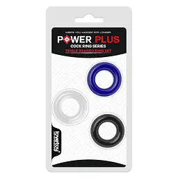 Ерекційні кільця Power Plus Triple Donut Ring Set Love Toy 66-LV343001 91502