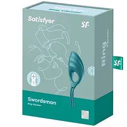 Ерекційне віброкільце лассо Satisfyer Swordsman Green Satisfyer IG018416; SO6729 92755 - мініатюра 3
