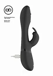 Вібратор-кролик Mira Spinning G-spot Rabbit з ротацією SCALA 36-VIVE022BLK 103483 - мініатюра 6