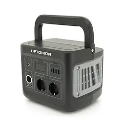 Зарядна станція Optonica B400-A1. Ємність 320Wt/h, Потужність 400Вт. Out:2xAC230, 2хDC13.3V/10A, USB-3x5V/2.4A, Type-C 60W(PD), 237х195х190мм. 5.9кг - мініатюра 5
