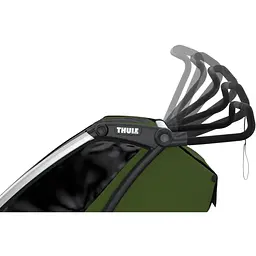 Дитяча коляска Thule Chariot Cab Double (Cypress Green) (TH 10204021) - мініатюра 9