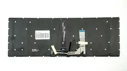 Клавіатура для ноутбука MSI (GS65) rus, black, без фрейма, підсвічування клавіш(оригінал)