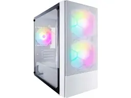 Корпус 1stPlayer X4-M-WH-2F1P-W-1F1-W