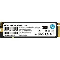 Твердотільний накопичувач SSD 2Tb, HP FX700, PCI-E 4.0 x4, M.2 2280, 3D TLC, 7200/6200 МБ/с (8U2N5AA)