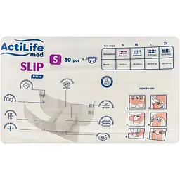 Підгузки для дорослих ActiLife Med Basic S 30 шт. - мініатюра 11
