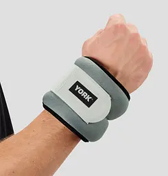 Обважнювачі York Fitness Soft для рук і ніг 2х1кг сірий - мініатюра 3