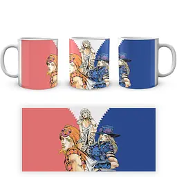 Кухоль GeekLand JoJo's Bizarre Adventure Неймовірні пригоди ДжоДжо:Гонка сталева куля JJSBR 14 330 мл білий - мініатюра 4