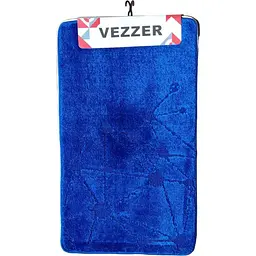 Набір килимків для ванної Vezzer Standart 60x100 та 60x50 см темно-синій (VZS6505TEKSTUR) - мініатюра 2