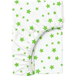 Простирадло на резинці Cosas GREEN STARS 180х200х20 см (StarGreenWhite-3028_180x200x20)