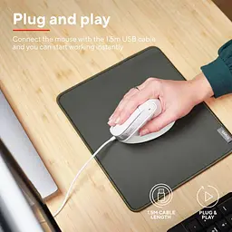 Комп'ютерна миша Trust Bayo 2 Ergonomic USB-A біла teh0014099 - мініатюра 3