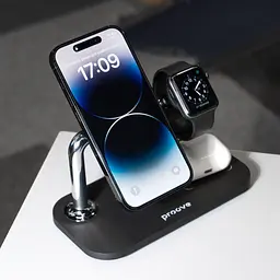 Зарядний пристрій Proove Magnetic Field 3 in 1 black (WSMF15010001) - мініатюра 4