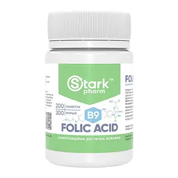 Фолієва кислота Stark Folic Acid - 200 tab