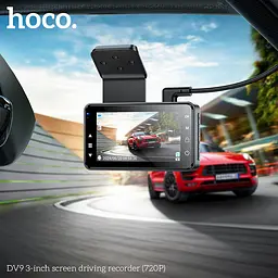 Відеореєстратор HOCO DV9 3-inch screen driving recorder (720P) Metal Gray (6942007633345) - мініатюра 8