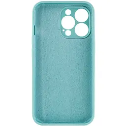 Чохол Silk Full Camera Protective (AA) NO LOGO для Apple iPhone 13 Pro (6.1") Бірюзовий / Marine Green - мініатюра 3