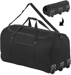 Сумка дорожня на колесах TravelZ Wheelbag 100 Liter Black (603091) - мініатюра 2