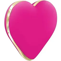 Вібратор Rianne S Heart Vibe 5.5 см фуксія