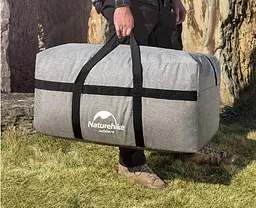 Сумка-баул Naturehike NH17S021-L, 100 л, темно-сірий - мініатюра 5