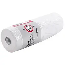 Плівка захисна з малярною стрічкою будівельна Intertool 1.1 х 30 м