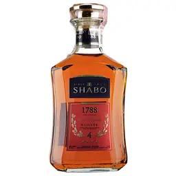 Коньяк України Shabo 1788, 4 зірки, 40%, 0,375 л