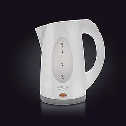 Електрочайник пластиковий Adler AD 1208 white 1,8 літр - мініатюра 5