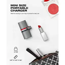 Портативний зарядний пристрій Viyisi W0562 USB Type C міні 5000 мАг 20 Вт зі складаною підставкою - мініатюра 6
