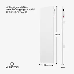 Інфрачервоний обігрівач Klarstein Wonderwall Air Smart 320 (10045440) - мініатюра 4