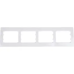 Рамка Brille для розетки VB-4F wh