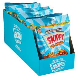 Цукерки Skippy PB Minis Milk Chocolate & Peanut Butter Snacks 141г - мініатюра 7