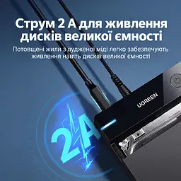 Кабель для принтера UGREEN US210 USB 3.0 Type-A - Type-B 3 м чорний (45722) - мініатюра 10