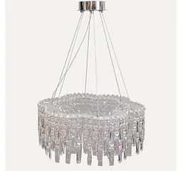 Підвісна світлодіодна кришталева люстра Artlight 8635/600CH, хром, 81 Вт, від 12-20 м² - мініатюра 3