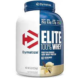 Протеїн Elite 100% Whey Protein, 2.3 кг Ваніль Dymatize Nutrition fit0022286